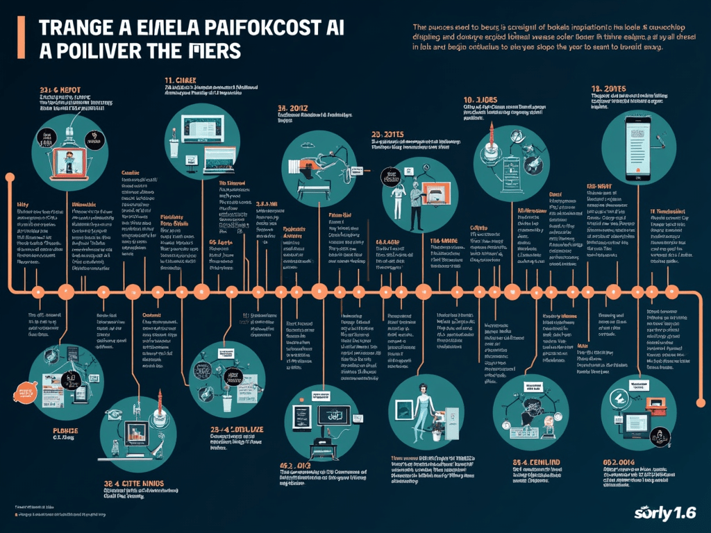 Graphical timeline showcasing major AI ethical failures over the years, highlighting key incidents and their impacts.