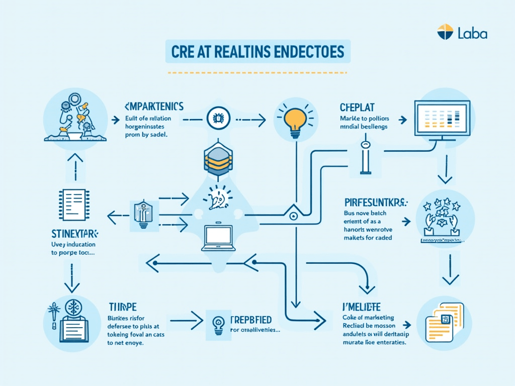 Display an infographic illustrating the process of training AI with diverse data sets to enhance its creative outputs in marketing.