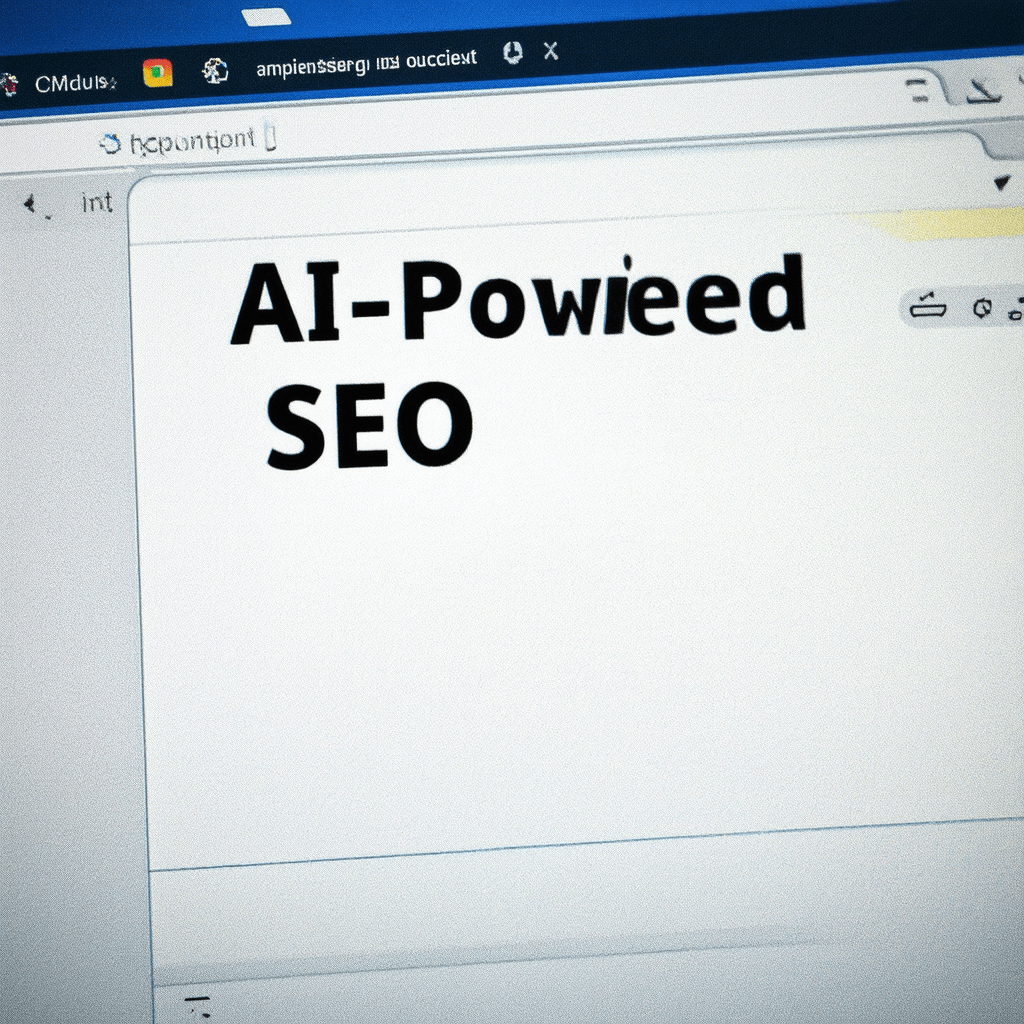 A focused, high-quality image representing the core concept of 'AI-Powered SEO'. - AI-Powered SEO: The Future of Search Engine Optimization