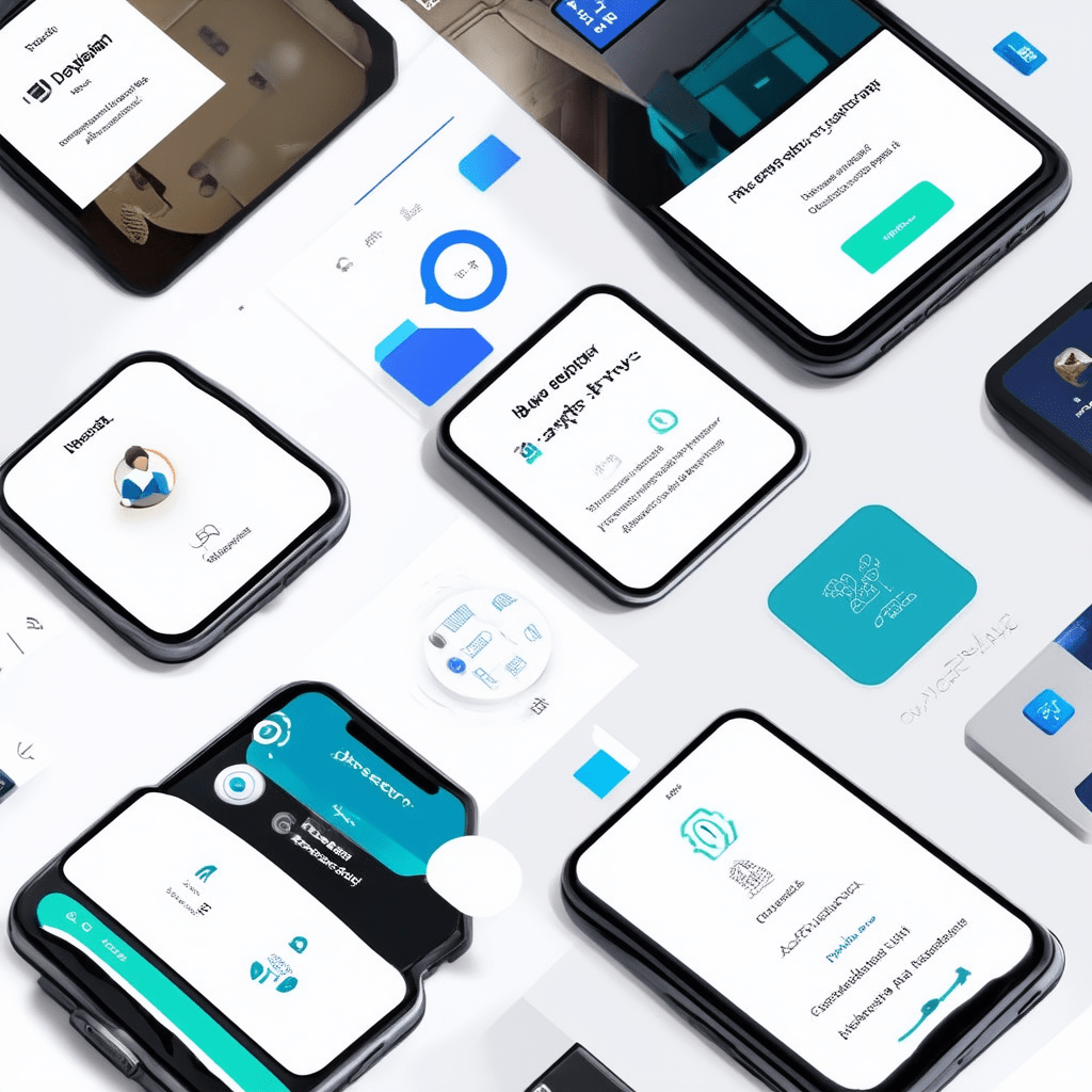 Design an image showcasing various AI assistants in action across different devices and settings, such as smartphones, s - AI-Powered Virtual Assistants: How They Work