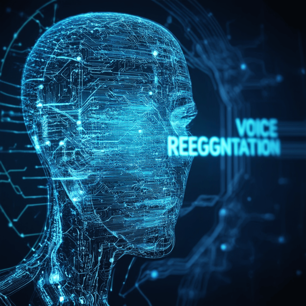 A focused, high-quality image representing the core concept of 'AI and Voice Recognition'. - AI and Voice Recognition: What’s Next?