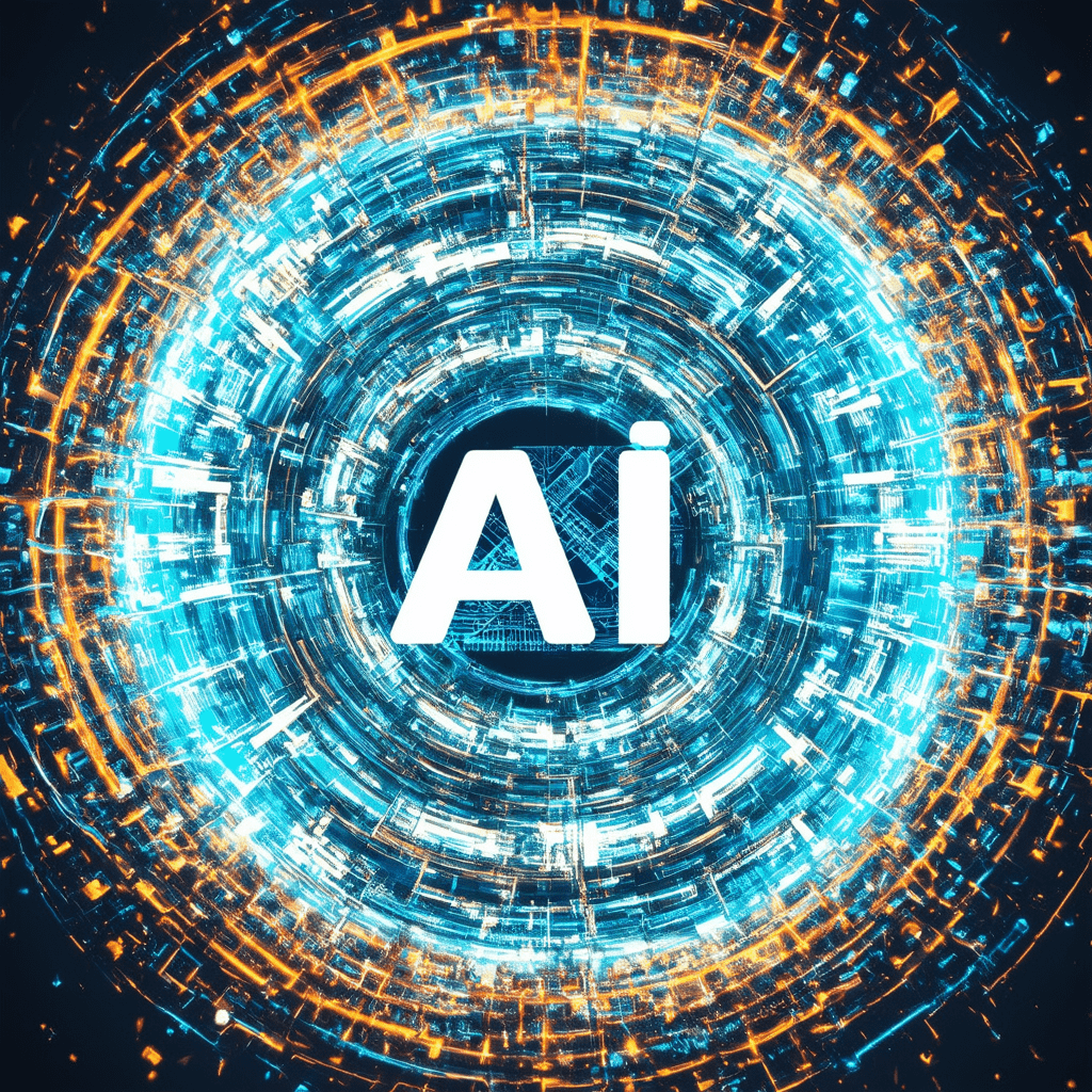 A focused, high-quality image representing the core concept of 'AI on Social Media'. - The Impact of AI on Social Media