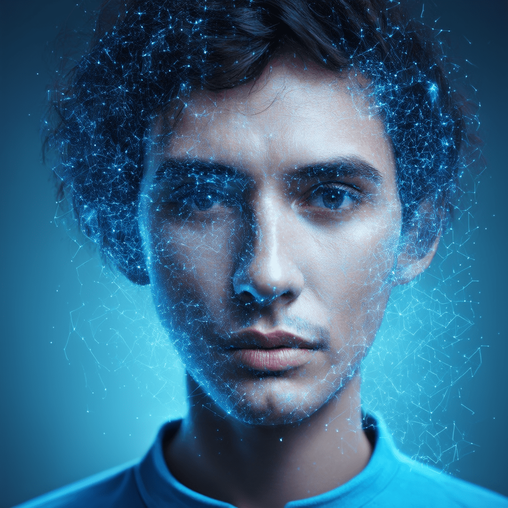 A focused, high-quality image representing the core concept of 'AI in Content Creation'. - The Rise of AI in Content Creation