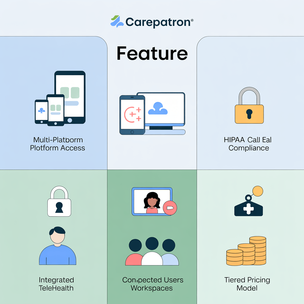 Infographic: Carepatron Review 2025: Features, Pricing, and Verdict