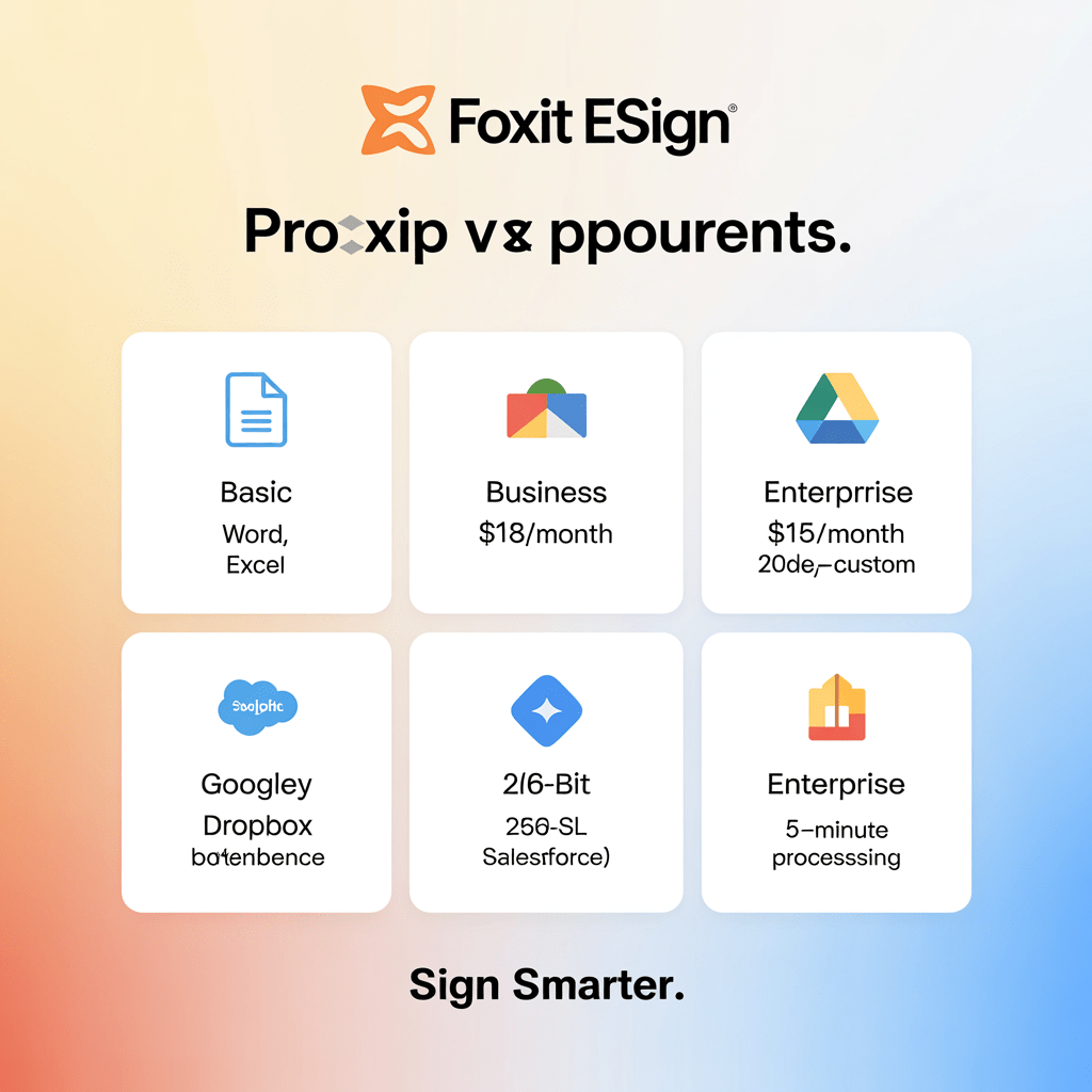 Infographic: Foxit eSign Review 2025: Features, Pricing, and Verdict