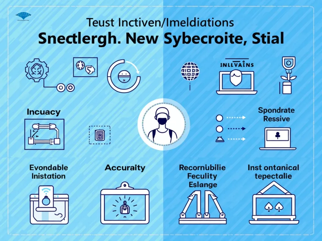 Please generate a simple infographic that highlights key ethical considerations in AI cybersecurity, including privacy, accuracy, and accountability.