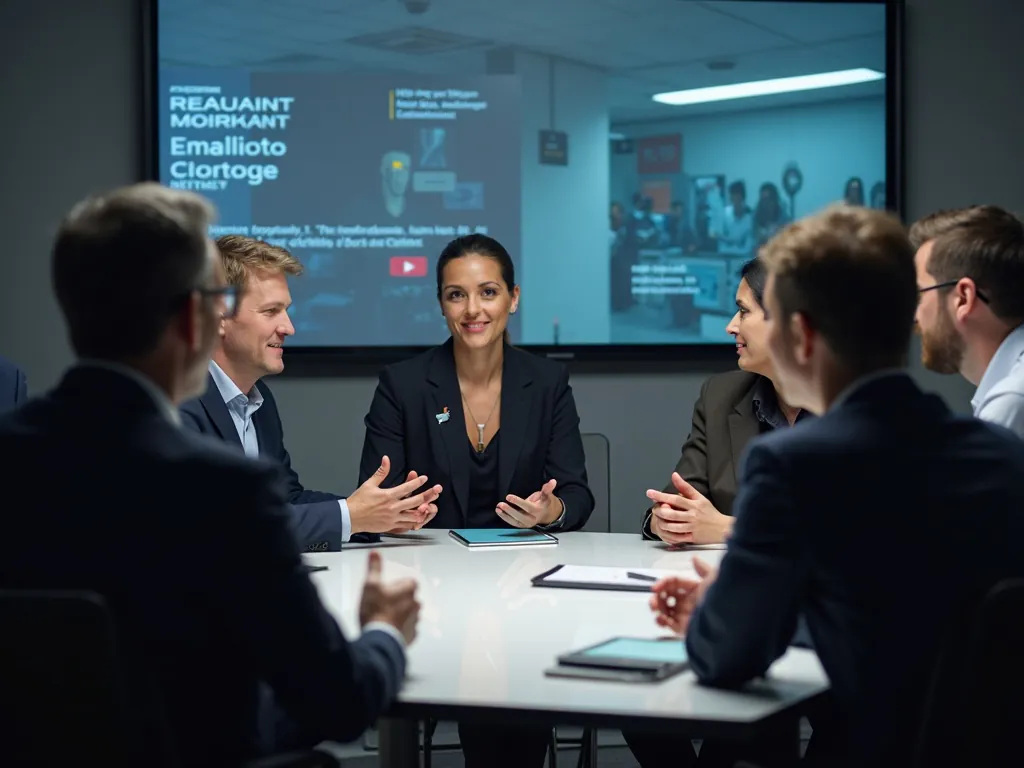AI ethics committee meeting
