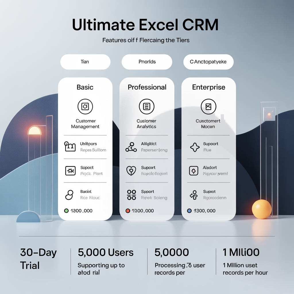 Infographic: Ultimate Excel CRM (Created by FutureTechTool) Review 2025: Features, Pricing, and Verdict